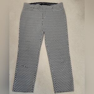 Banana Republic, Sloan Fit Slacks, Black & White patterned,  Size 8